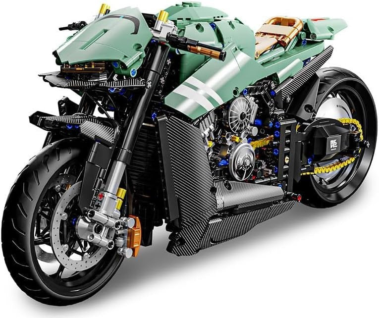 Motorcycle Building Blocks Toy Kit for Adults & Kids – 2176 PCS Fun Set