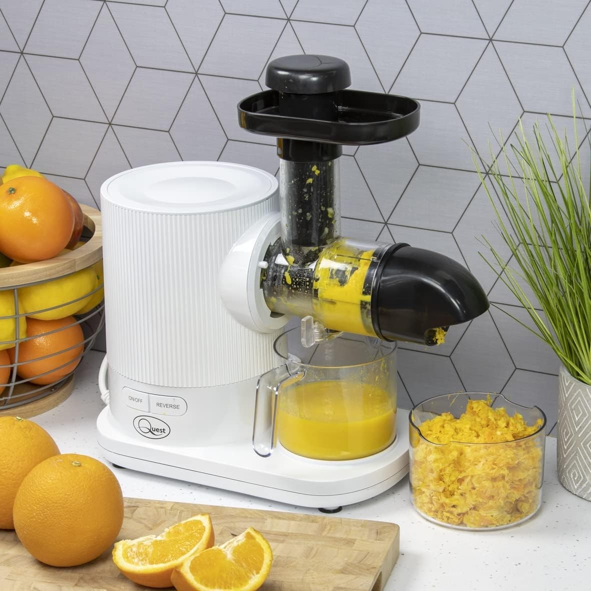 Slow Juicer Cold Press Masticating Quiet Motor  60dB 150W High Yield