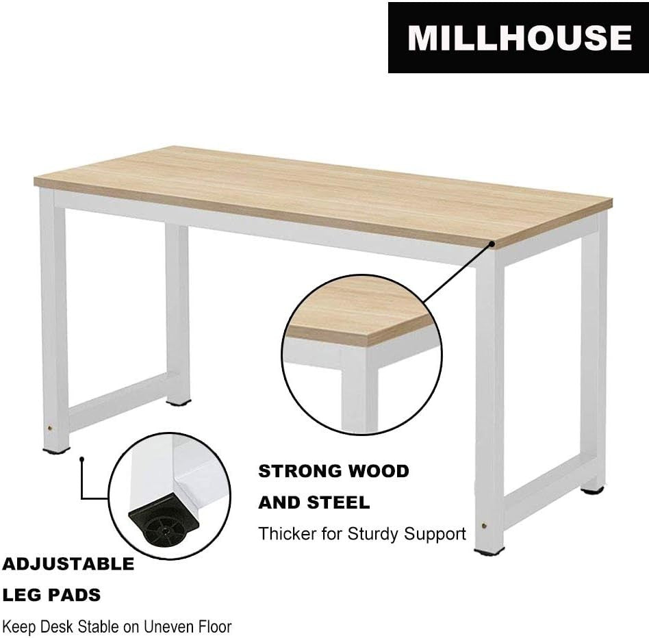 Large Computer Desk 120cm Home Office Table PC Laptop Study Workstation