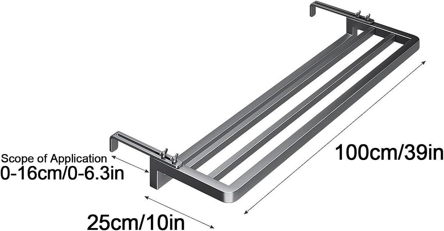Adjustable Clothes Drying Rack for Radiator Heaters – Foldable, Rust-Resistant