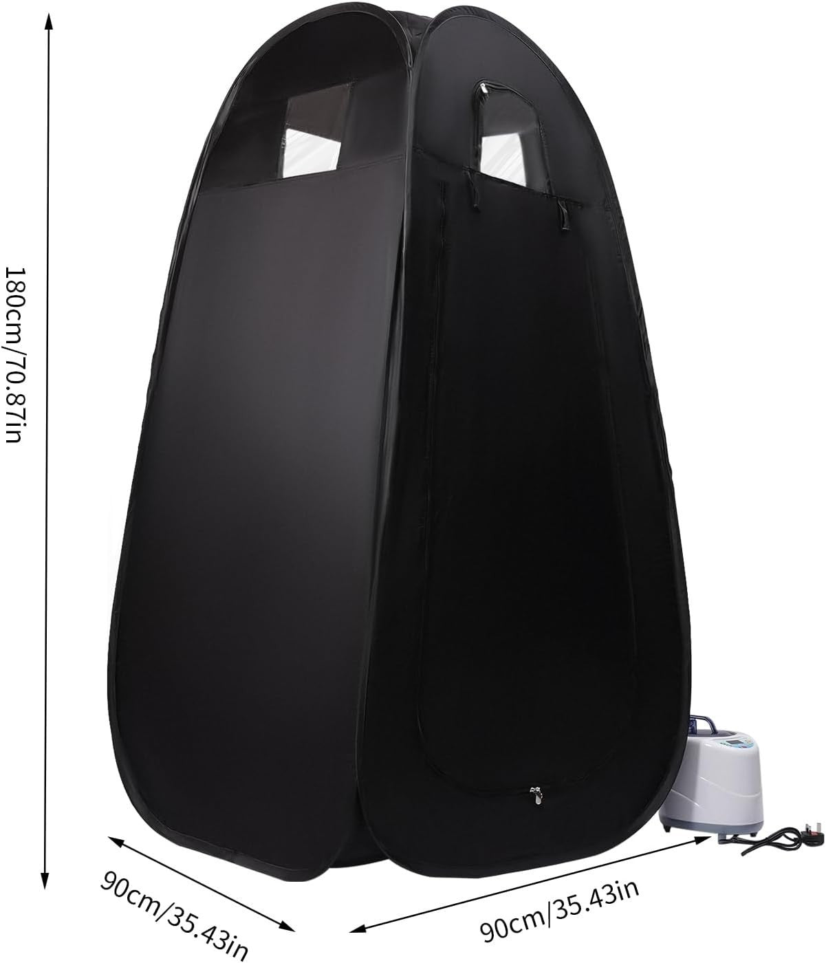Portable Steam Sauna Tent Home Spa 2L 1000W Fast Heat Foldable Detox Box Chair
