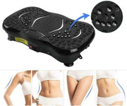 3D Vibration Plate Fitness Platform 180 Speeds Full Body 330lb