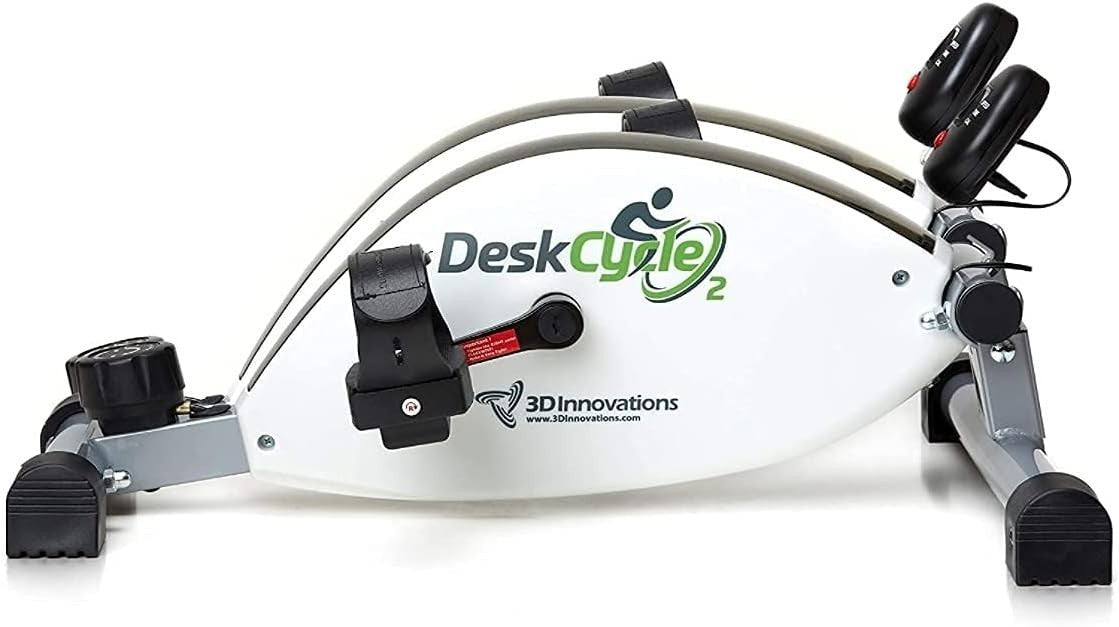 Height Adjustable Under Desk Pedal Bike Magnetic Resistance Quiet