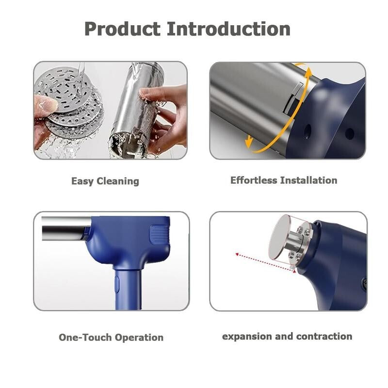 Electric Noodle Maker USB Wireless Pasta Press Handheld Tool 5 Moulds Kitchen