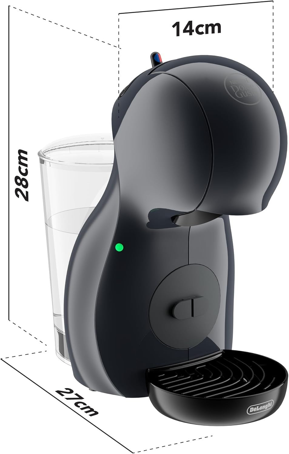 Compact Coffee Pod Machine | 15 Bar Pressure | Auto Shut Off | Hot & Cold Drinks