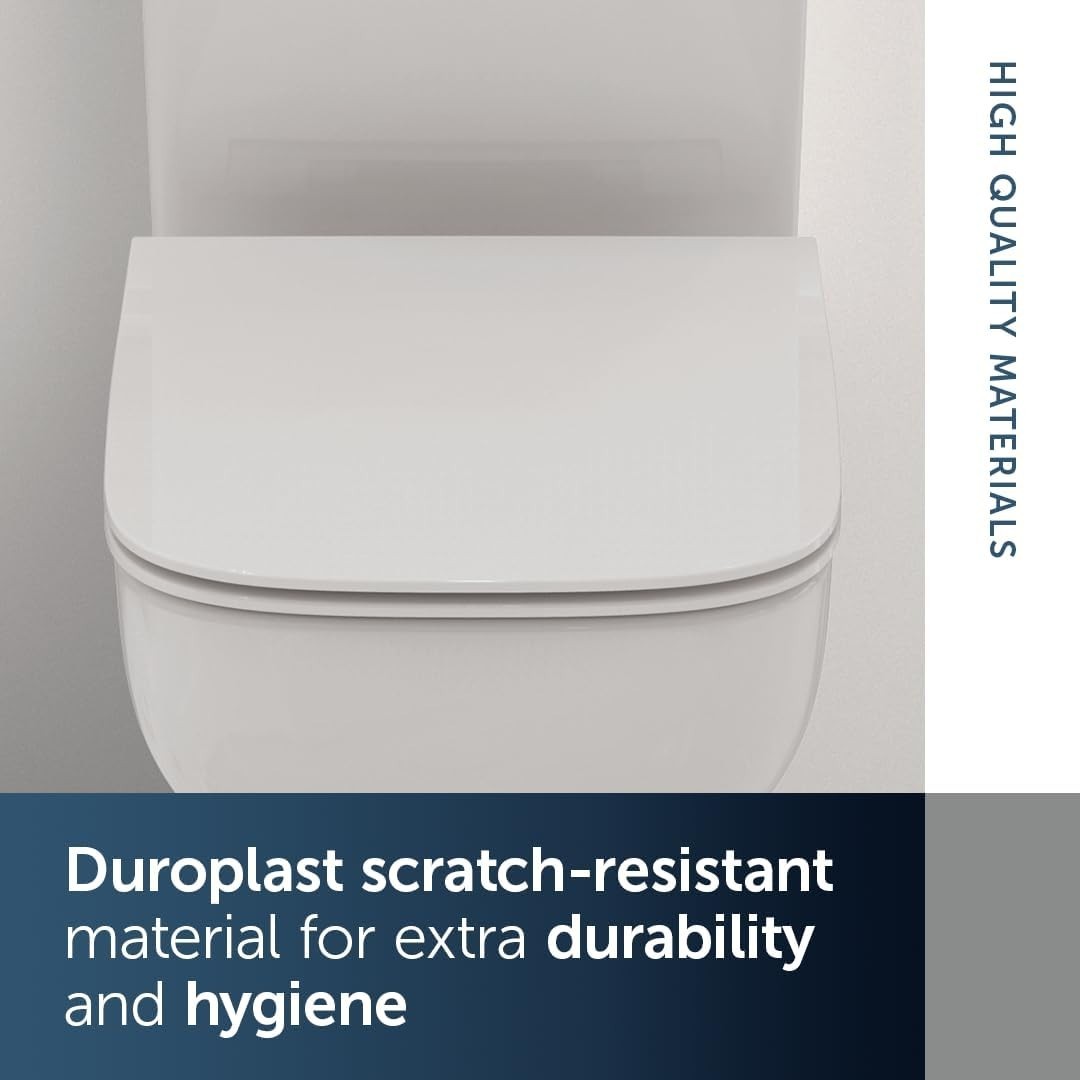 Ideal Standard i.life B WC Toilet Seat White Sandwich Soft Close Duroplast
