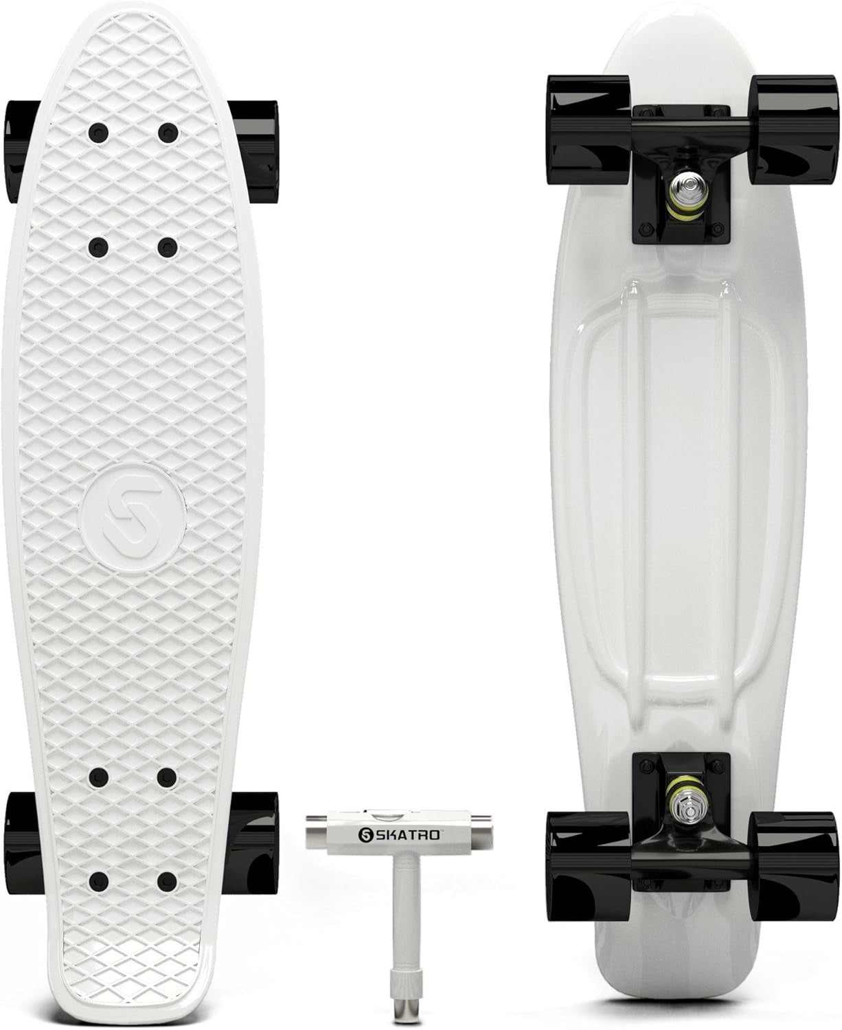 Kids Mini Cruiser Skateboard 26cm Plastic Deck Abec 7 Bearings