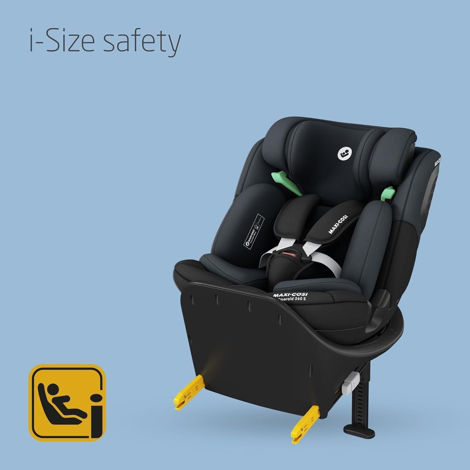 360° Swivel Baby Car Seat i-Size ISOFIX 0–12 Years Rear & Forward Facing