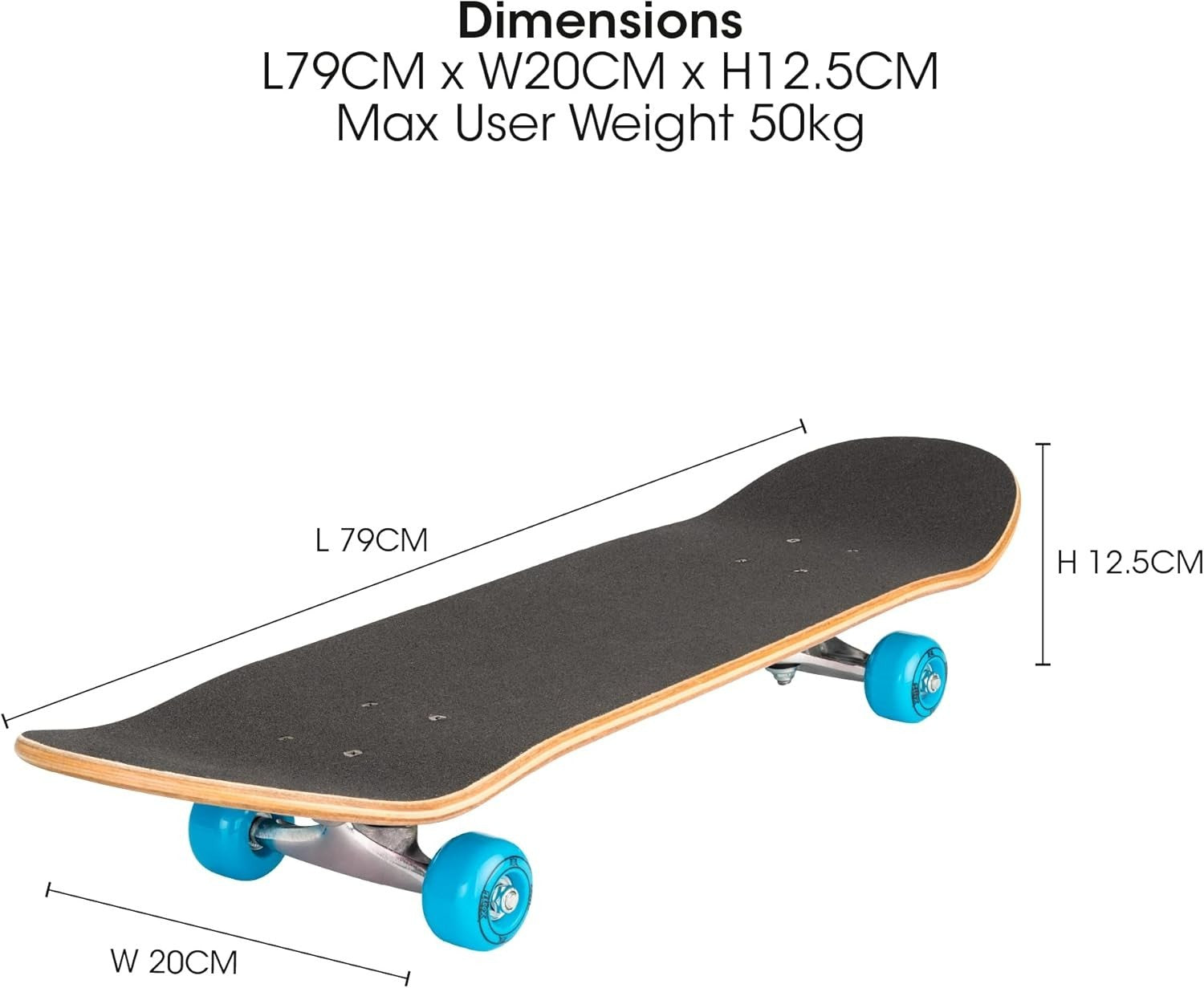 31in Double Kick Beginner Skateboard Maple Deck Red Trick Cruiser