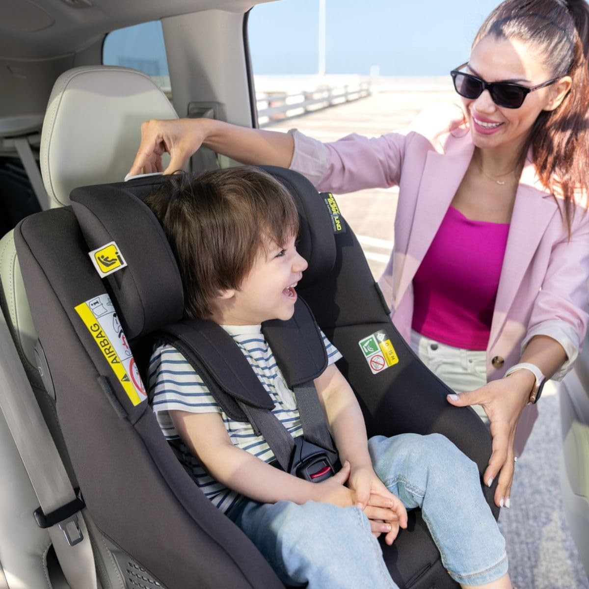 360° Rotating i-Size ISOFIX Car Seat Birth–4 Years Rear & Forward Facing