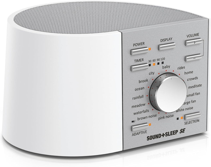 Sleep Sound Machine with 64 Nature Sounds, White Noise & Auto Volume