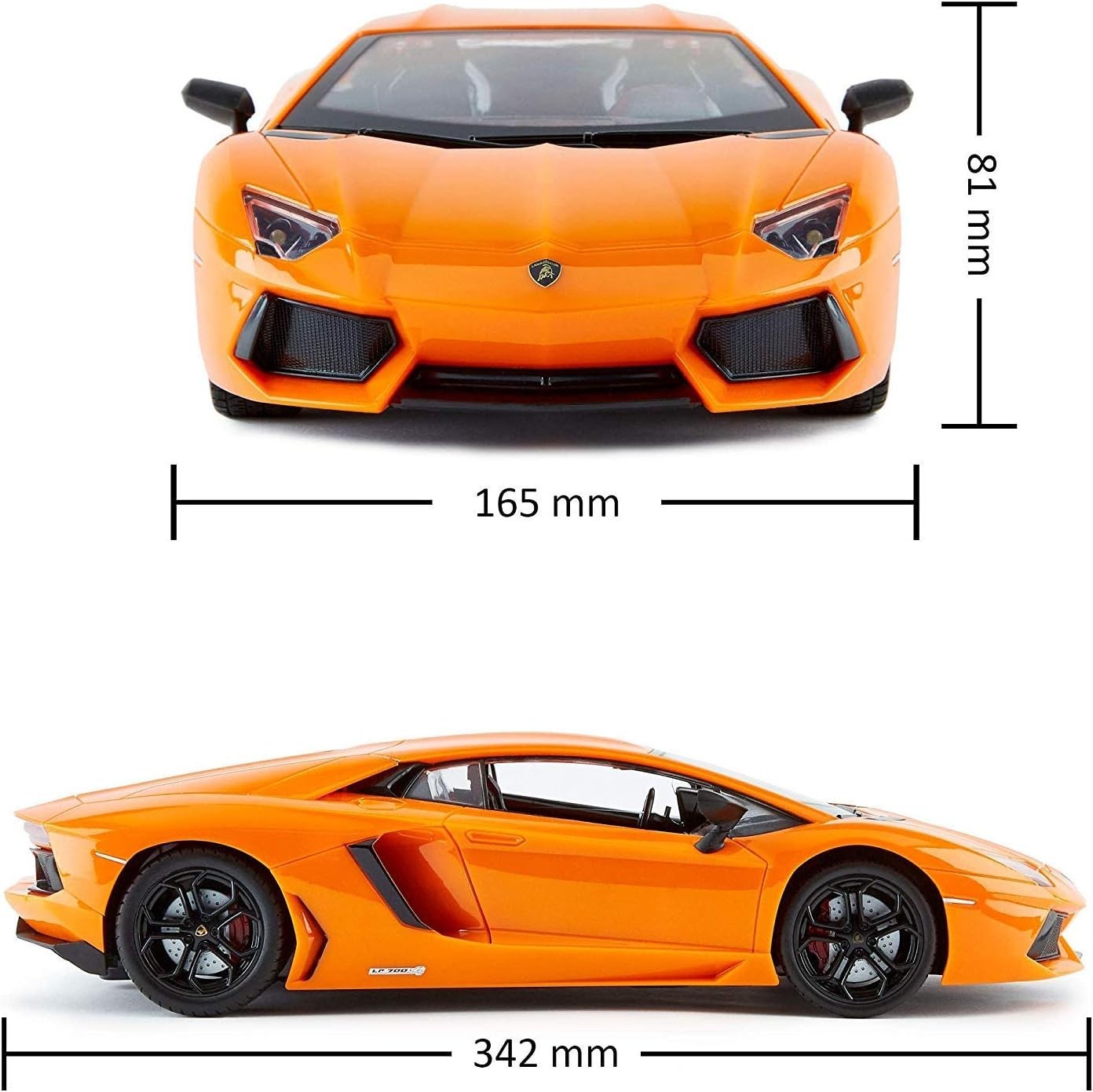 1:14 Scale 30CM RC Supercar | 2.4GHz Remote Control Sports Car with LED Lights