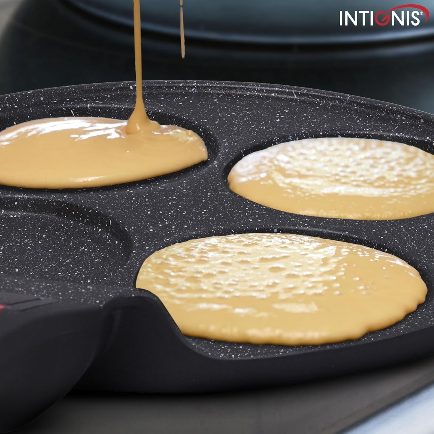 Non-Stick Mini Pancake Pan 26cm 4 & 7 Moulds | Uthappam | Crepe | Induction
