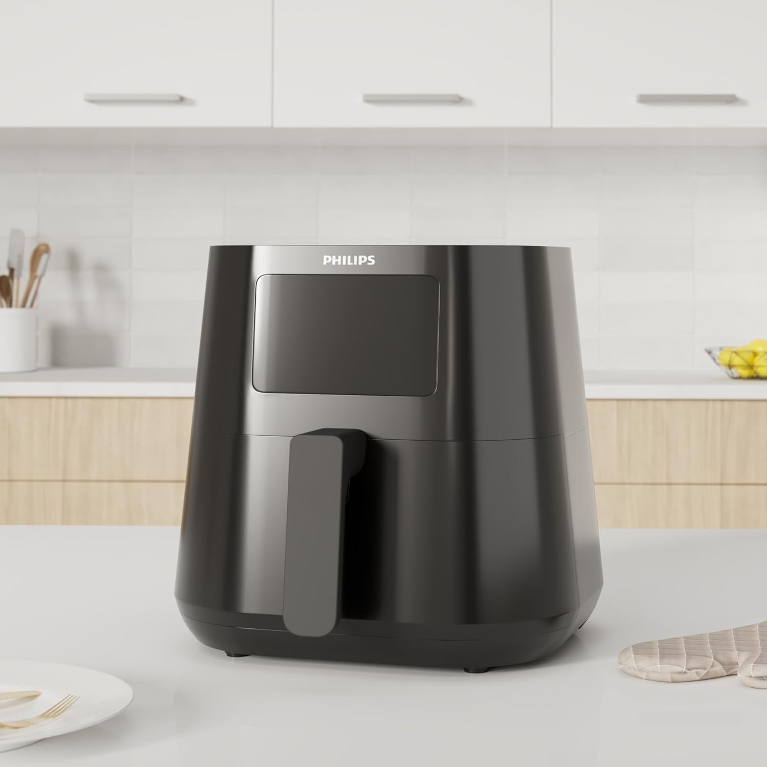 Dual Zone Air Fryer 8L with 2 Drawers, Touchscreen, Oil-Free Cooking, Timer