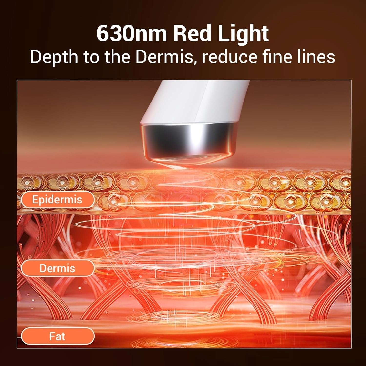 Heated Eye Massager 40℃ Sonic Vibration Red Light Anti Aging USB