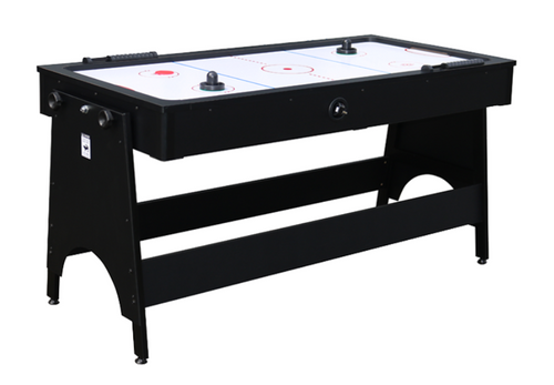 2 in 1 Air Hockey Pool Table Combo Game Set Wood Sturdy Easy Assembly