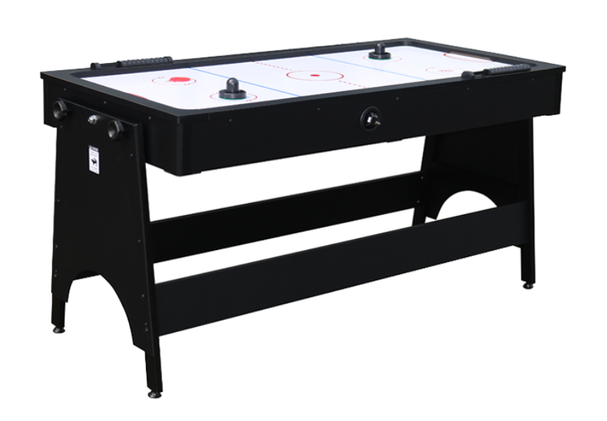 2 in 1 Air Hockey Pool Table Combo Game Set Wood Sturdy Easy Assembly
