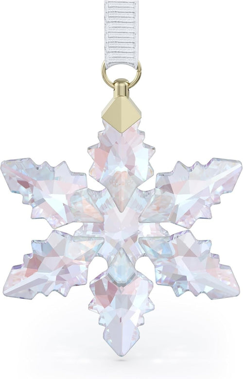 Crystal Snowflake Ornament 2024 Sparkling Hanging Decoration Holiday Gift