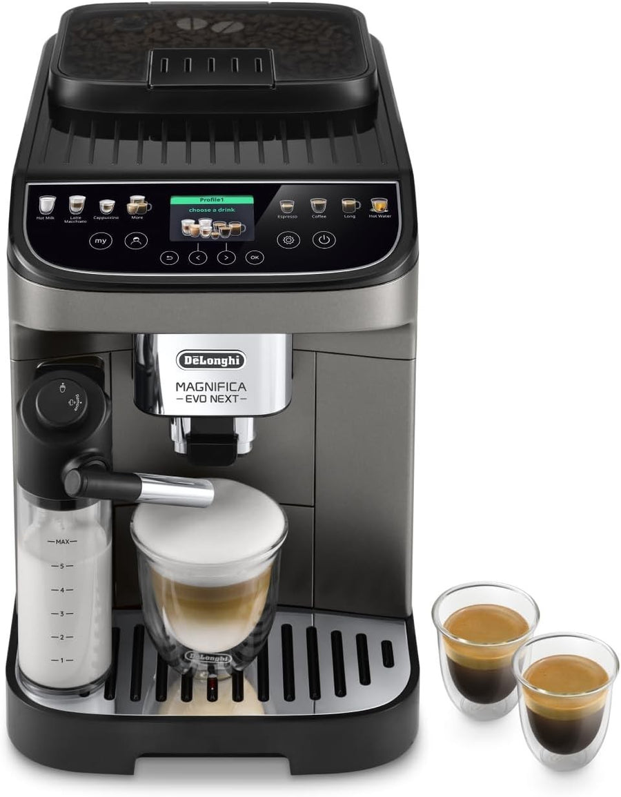 Automatic Bean to Cup Coffee Machine | Milk Frother | Touch Display | 13 Drinks