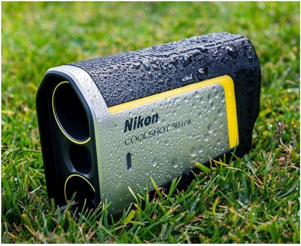 Golf Laser Rangefinder Slope Flag Lock 6X Optics Magnetic Mount Waterproof
