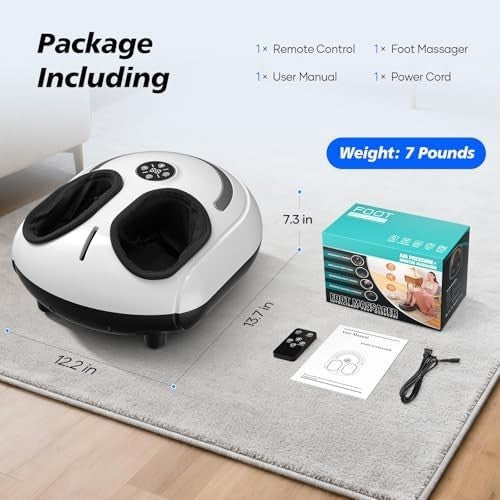 Electric Foot Spa Massager with Heat | Shiatsu Foot & Heel Pain Relief