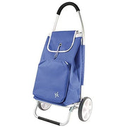Insulated Shopping Trolley 50L Lightweight 2 Wheel Grocery Cart Foldable
