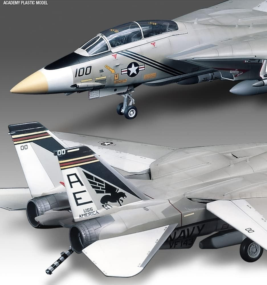 Military Aircraft Model Kit F-14A Tomcat 1:48 Scale Detailed Plastic Build
