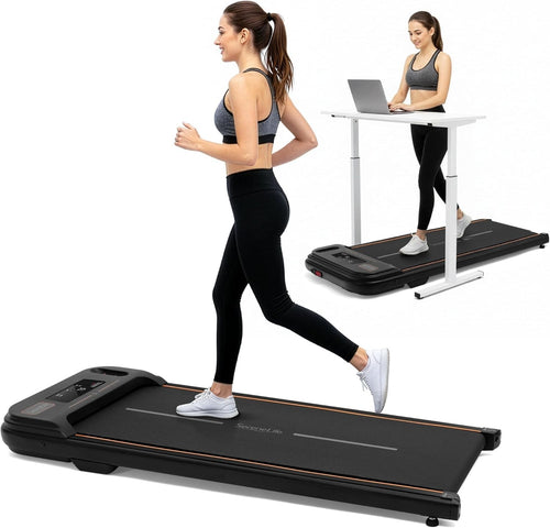 Foldable Compact Under Desk Treadmill – Portable Walking & Jogging Machine
