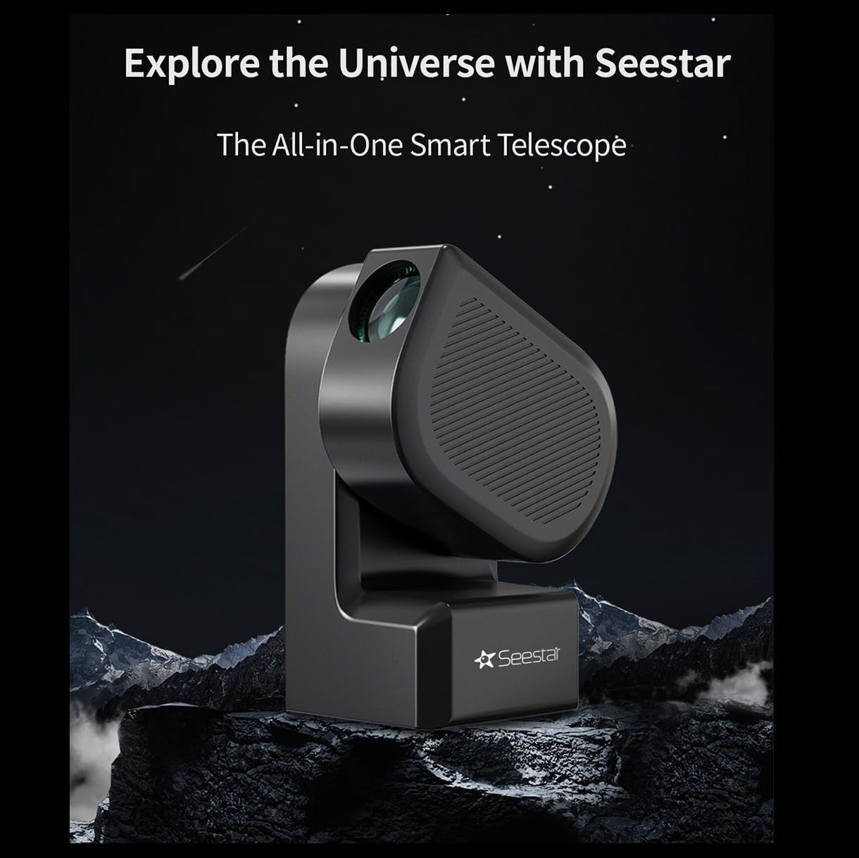 Seestar S50 Smart 50mm Autofocus Telescope with Tripod Black