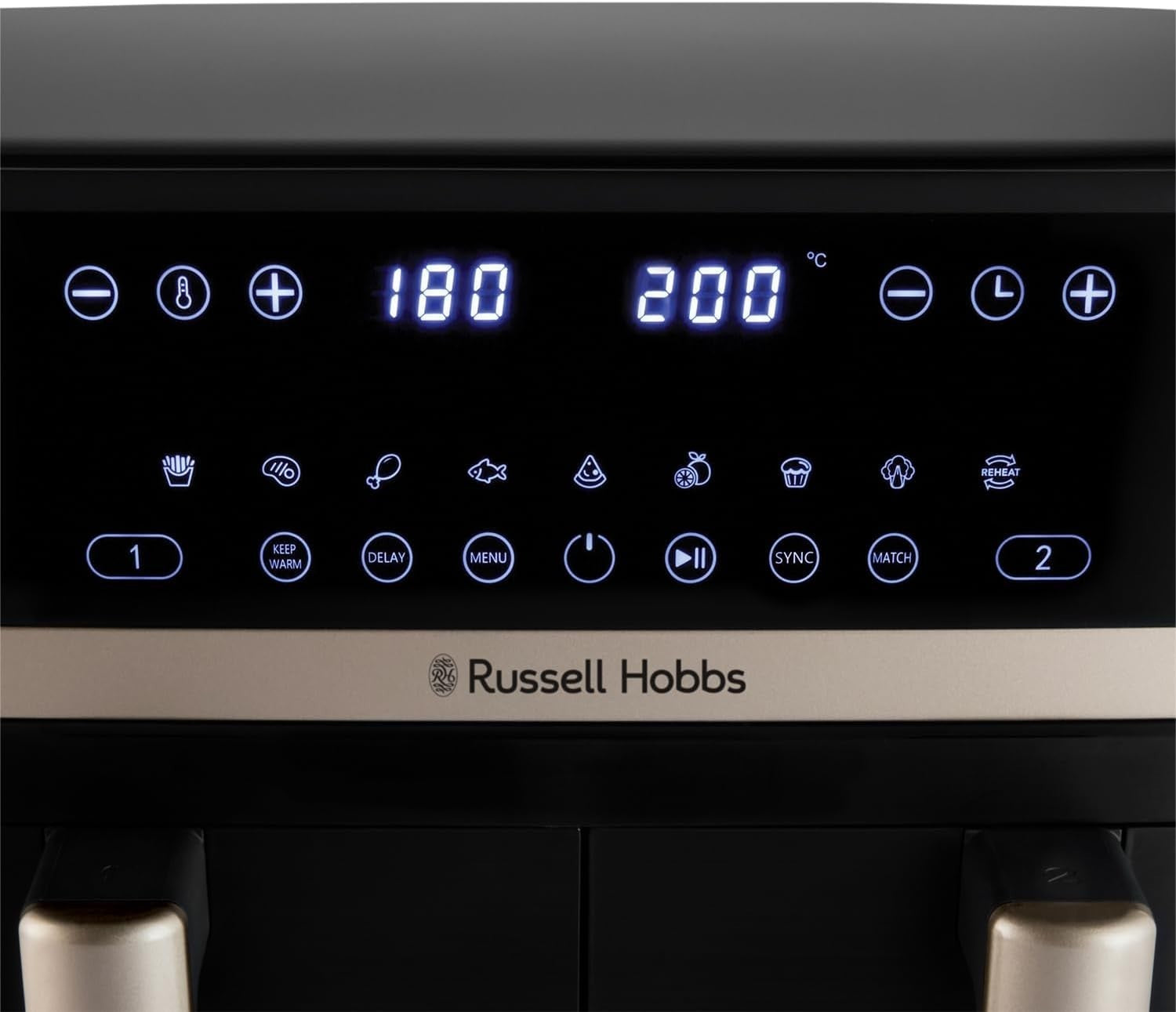 9L Dual Basket Air Fryer | Rapid Air, Low Noise, 9 Programs, Oil-Free Cooking