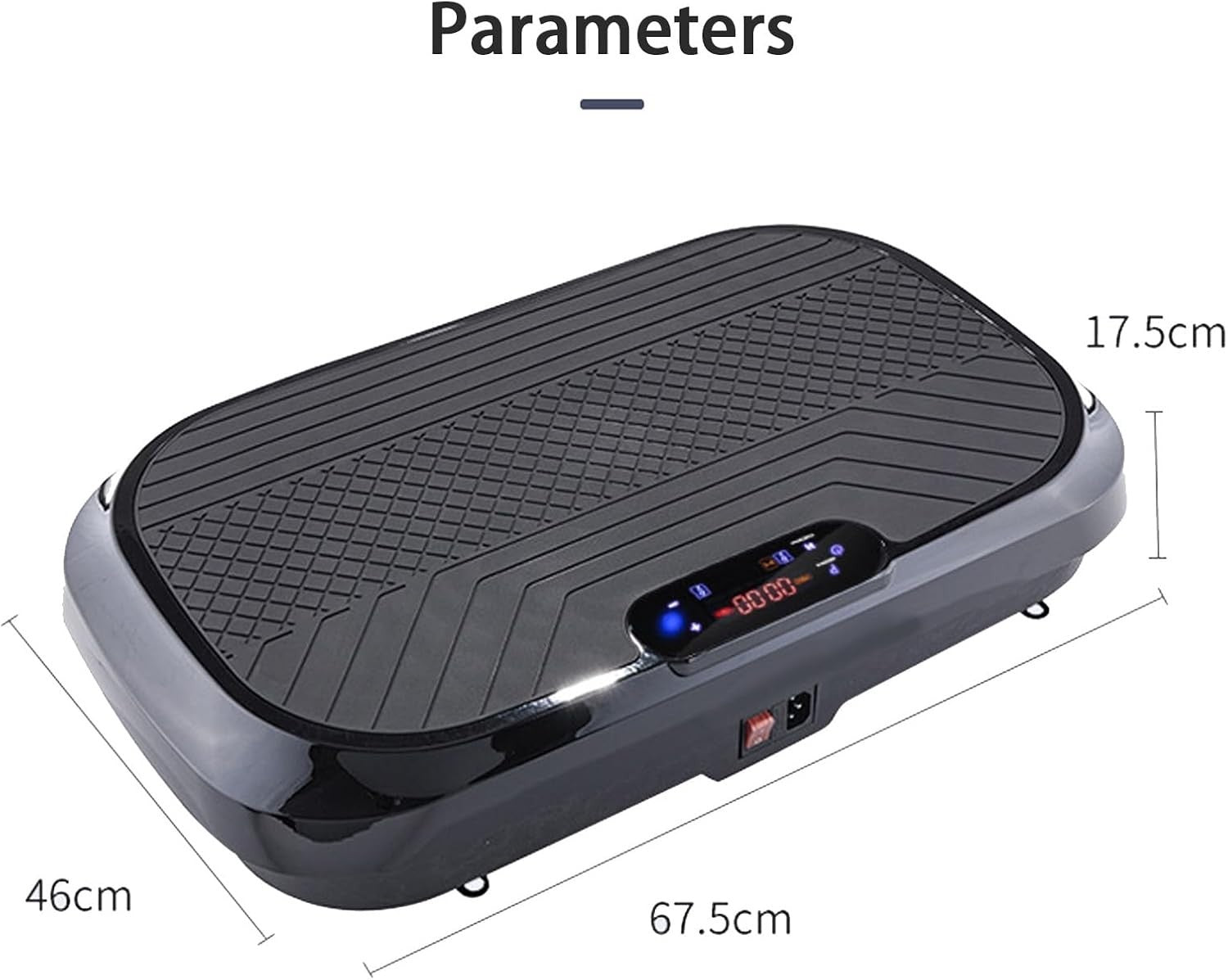 Vibration Plate Exercise Machine Bluetooth Remote Touch Panel 99 Levels