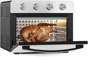 25L Air Fryer Oven Rotisserie Convection Pizza Bake Dehydrate 7 Functions