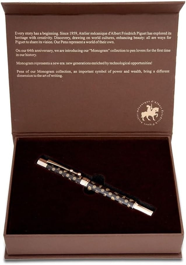 Luxury Fountain Pen Blue Ink Gold Plated Tip Ergonomic Smooth Writing