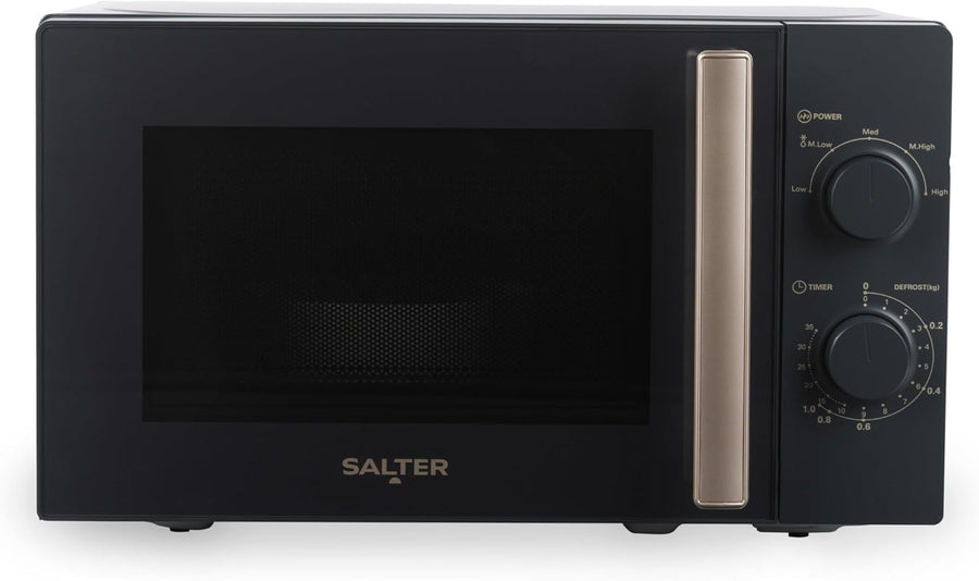 Salter Marino 20L Solo Microwave 950W Compact 5 Power Levels Blue/Grey