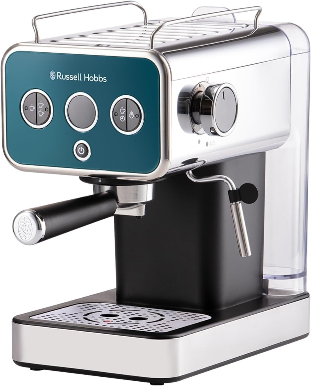 15 Bar Espresso Coffee Maker Frother 1.1L Tank Latte Cappuccino Machine Steel