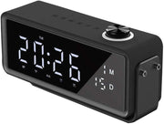 Bluetooth Alarm Clock Speaker FM Dual Alarm LED Display Sleep Timer