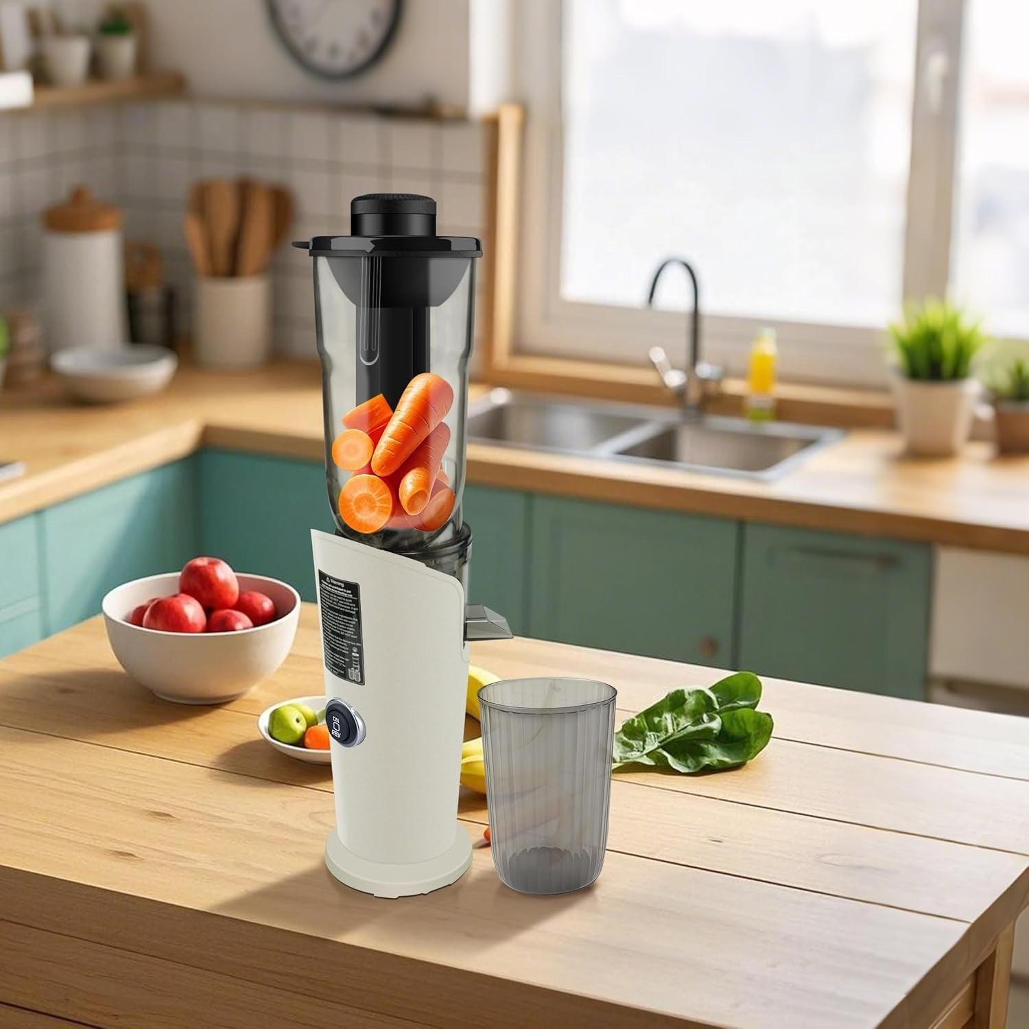 Cold Press Juicer Slow Masticating High Juice Yield Easy Clean Quiet