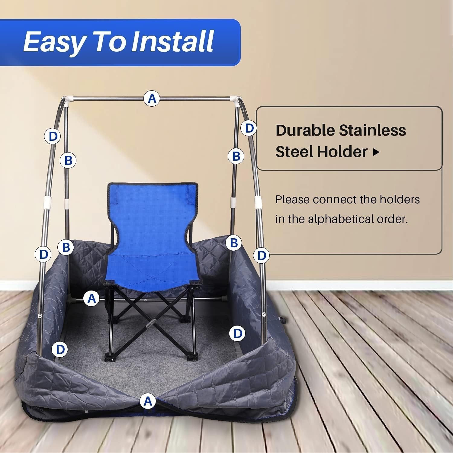 Portable Personal Steam Sauna Tent w/ 1000W Generator, Fast Heating & Remote