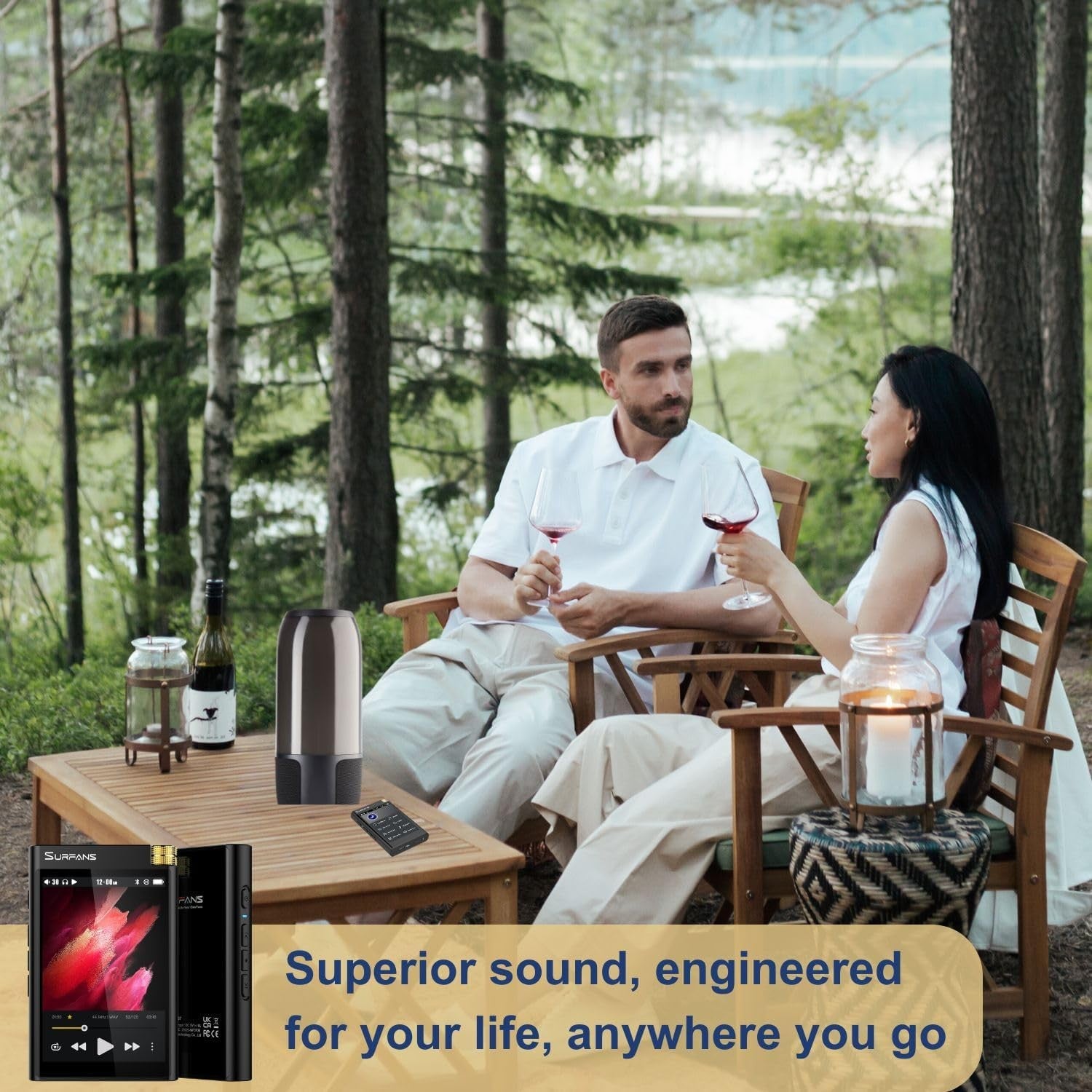 HiFi Bluetooth MP3 Player 3.5" Lossless 32GB 512GB Support