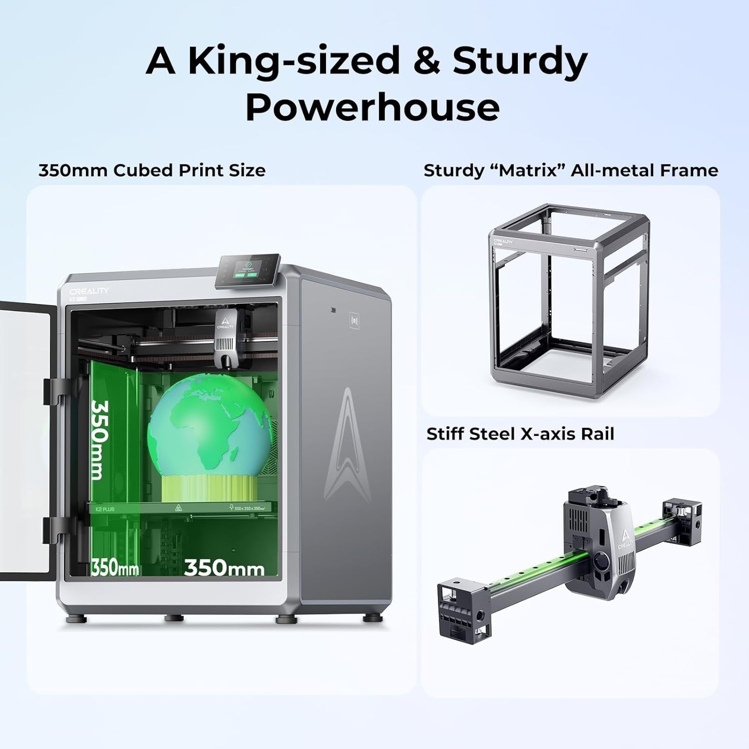 High Speed Multicolor 3D Printer 600mm/s Dual AI Cameras Large Build