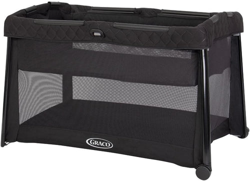 Lightweight Travel Cot with Bassinet Compact Folding Baby Bed Playpen 105x65cm