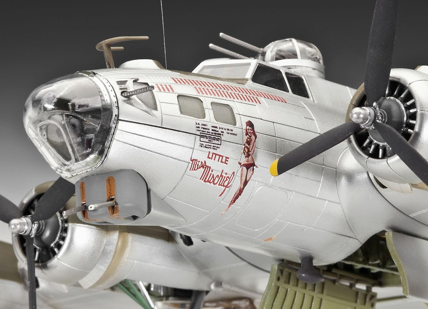 1:72 B-17G Flying Fortress WWII Bomber Model Kit – 237pcs Aircraft Build