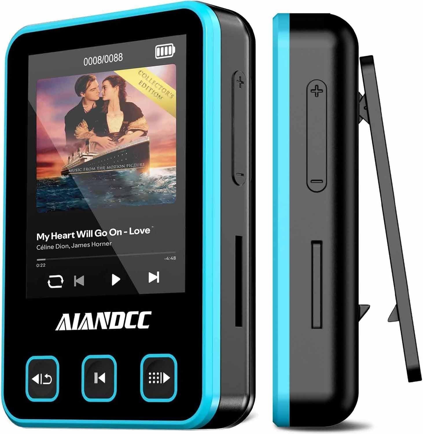 32GB MP3 Player Bluetooth Sports Clip with Armband & Earphones
