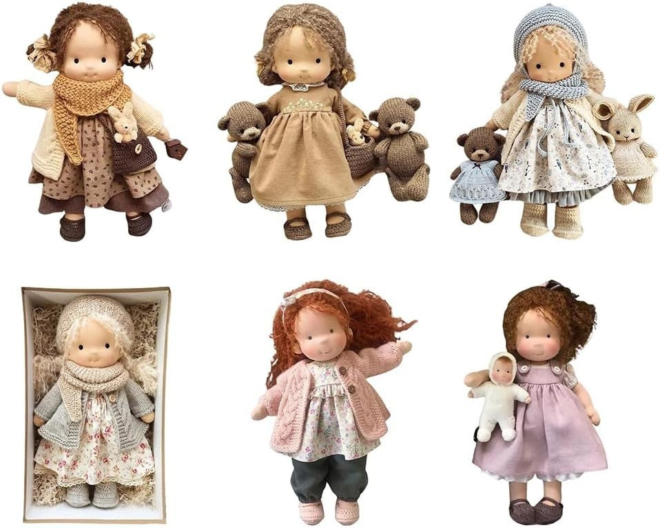 Handmade Kawaii Plush Doll Soft Cotton Cute Gift for Kids