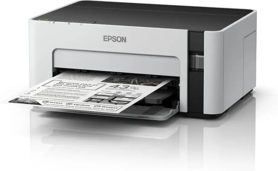 High-Speed Mono Ink Tank Printer Black White | USB A4 | 32ppm Efficient