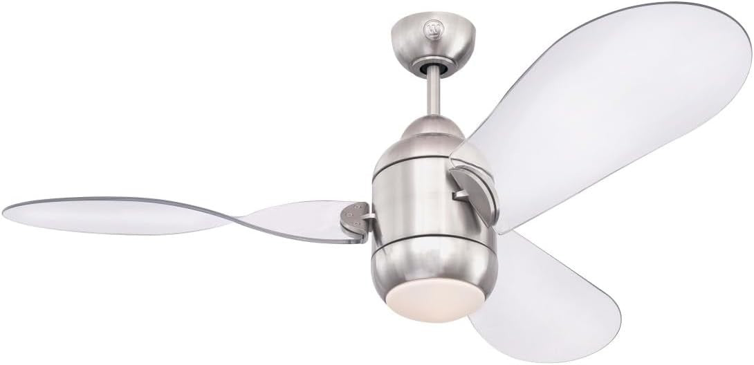 Westinghouse 72258 Josef LED Ceiling Fan 122CM, Brushed Nickel, DC, Remote