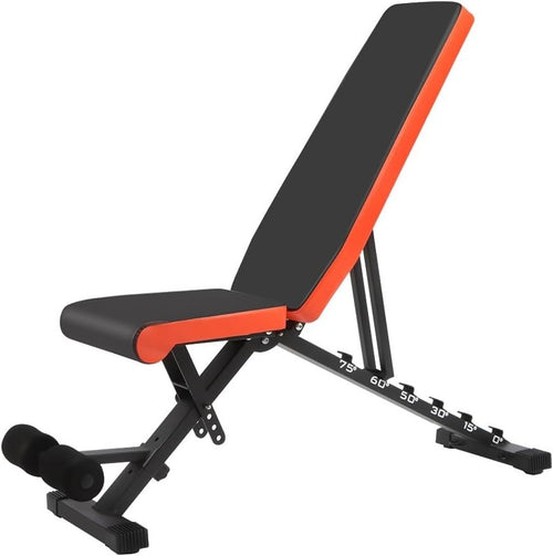 Foldable Adjustable Workout Bench 660lb Incline Decline Home Trainer