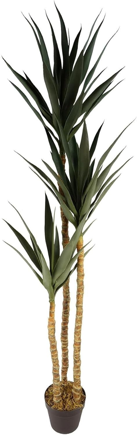 Tall Artificial Yukka Plant 170cm Tropical Indoor Decor Agave Style Home Garden