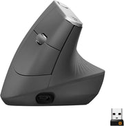 Vertical Ergonomic Wireless Mouse 4000 DPI Multi-Device Bluetooth USB PC Mac