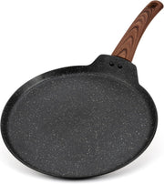 28cm Non Stick Crepe Pan, Induction and Gas, Flat Aluminium, PFOA Free